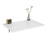 SoBuy® FWT21-W Wandklapptisch Klapptisch Esstisch Küchentisch aus MDF weiß (60x40cm)