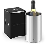 Beyond Flaschenkühler für Wein, Champagner und Sekt Flaschen I Doppelwandiger Edelstahl Sektkühler - Weinkühler, Getränkekühler ideal für Lange Outdoor Weinabende im G