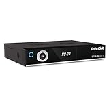 TechniSat DIGIPLUS UHD S - 4K Sat Receiver mit Twin Tuner (DVB-S/DVB-S2, App Steuerung, PVR Aufnahmefunktion, WLAN, LAN, CI+, USB) schwarz, 22.00 x 4.00 x 17.50