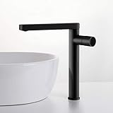 POP Design Mischbatterie Bad Wasserhahn Badarmatur Waschtischarmatur Waschbeckenarmatur Waschbecken Badezimmer Schw