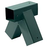 Schaukelverbinder grün, für Kantholz 9x9 cm,
