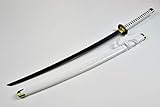 One Piece - Zoro´s Wado-Ichi-Monji - gefaltet, Set - handgeschmiedeter, gefalteter Karbonstahl, Samuraischwert, 102 cm, Scheide, Schwerthalter und Set für die Katana-pflege, Geschenk & Sammlung