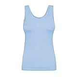 Assoluta Damen Tank Top, Größe S, blau Serenity