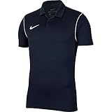 Nike Herren Park 20 Poloshirt, Obsidian/White/White, 16-22 EU