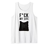 Fck My Life Mood Scorched Burned Toast geröstet Tank Top