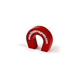 First4magnets F4M802-1 Pocket-Größe rot Alnico Hufeisen Magnet - 1,5 kg ziehen (25,4 x 28,5 x 8 mm) (1 Packung), silver, 25 x 10 x 3