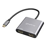 Geafine Typ C zu HDMI Adapter für Samsung Galaxy S8 / S8 + / S9 / S9 + / S10 / S10 + / Note8 / Note9 / Note10 und Notebook / 9