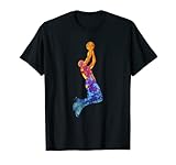 Dunking Basketball Spieler Korbleger Sport Grafik T-S