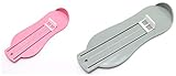 N /A Fußlängenmesslineal, 0-8 Jahre altes Kind kauft Schuhmessgerät, Haushaltskind Fußlängenmesslineal. (2 Stück, grün rosa)