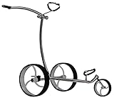 Tour Made RT-210SX Edelstahl 3rad Push Golftrolley in Silber - Räder Silber Deutscher H