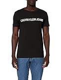 Calvin Klein Herren CORE INSTITUTIONAL LOGO SLIM TEE T-Shirt, Schwarz (Ck Black 099), (Herstellergröße: XX-Large)