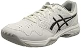 ASICS Herren Gel-Dedicate 7 Tennis Shoe, White/Black, 42 EU