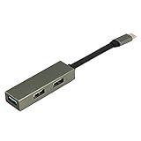 Baalaa 4 in 1 USB C Hub Typ C zu USB2.0X2+Typ-C PD Netzteil+USB3.0 5Gbps Multi Port Hub für Laptop/Telefon/Tab