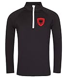 Nation Albanien Sweatshirt Sport Atmungsaktiv UV-Schutz JC SC-W (M)