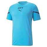PUMA Mann Manchester City Saison 2021/22, Spielausrüstung, Trikot, Team Light Blue-Peacoat, L