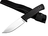 Feststehendes Messer ABS Rutschfest Gürtelmesser,Schwarz gegen messer Outdoor Survival messer metall AUS edelstahl messer Maschinen Custom messer scharfes Jagdmesser,Material messer M