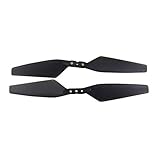 Sayla Propeller für Potensic Potensic D88 / Ehcine EX3 / MJX B4W / Holystone HS550 / JJR/C X11- Propellerblätter, Schnellverschlusspropeller, Drohnen, Ersatzpropeller, Zubehör (Schwarz)
