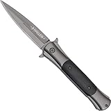Haller Stiletto Taschenmesser Titan Pakkaholz einseitig g