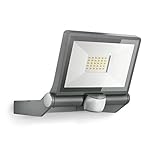 Steinel LED-Außenstrahler XLED ONE S anthrazit, 180°-Bewegungsmelder, 18,6 W, 2050 lm, 3000K, für Zufahrt, Hof und Garten, 065249