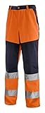 teXXor 4355-48 Wanschutz-Bundhose Rochester, Warnorange/marineblau, Größe 48