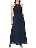 Vila Damen Vimilina Halterneck Maxi Dress - Noos Kleid, Total Eclipse, 40 EU