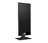 KEF T101 Lautsprecher Schwarz Paar|Ultra Flach| 3,5cm tief|10-100W|HiFi|Heimkino|TV