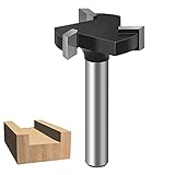 Baorder 6mm Schaft CNC Spoilboard Oberfläche Fräser Bit,Hartmetall Plattenfräser für Holzbearbeitung