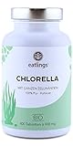 eatlings Chlorella Presslinge in premium BIO Qualität - Extra frisch und 100% pur mit ganzen Zellwänden - 400 Stück (160g)