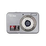 Rollei Compactline 52 Digitalkamera (5 Megapixel, 8-Fach digital Zoom, 6,1 cm (2,4 Zoll) Display) Silb