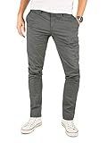 Yazubi Chino Hosen für Herren - Kyle by Yzb Jeans Slim fit - Graue Business Chinohosen Casual mit Stretch, Grau (Magnet 4R193901), W32/L32