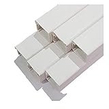 12 Meter Kabelkanal 40x20 mm weiß von powerpreis24 (12 Meter selbstklebend)
