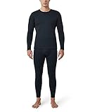 LAPASA Herren Thermounterwäsche Set mit Innenfleece, Thermohose&Thermooberteil Funktionsunterwäsche, Extra warm (Thermoflux M24)