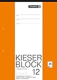 Brunnen 1042237 KIESER-Zeichenblock (A4, 25 Blatt, blanko, mit Rand, gelocht, 150g/m²)