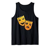 Griechische Theater-Masken für Komödie und Tragödie Tank Top