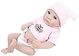 dh-15 Silikon Reborn Babypuppen Handgemachte Lebensechte Realistische Babypuppe Weich S11 Zoll 28 cm Augen Offen Mädchen Lieblingsgeschenk