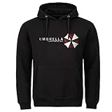 Tex-Ha Umbrella Corporation Game Videospiel schwarz Hoodie Kapuzenpullover (4XL)