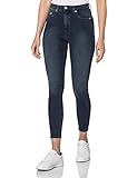 Calvin Klein Jeans Damen HIGH Rise SUPER Skinny Ankle Jeans, Denim Dark, 34W