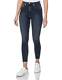 Calvin Klein Jeans Damen HIGH Rise SUPER Skinny Ankle Jeans, Denim Dark, 34W