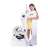 KomfortKissen Gesundheit Kinder Kissen für Bett Schlafen | Anti-Stress | ADHS Kissen Kinder(Einhorn)