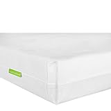Mother Nurture Cot Mattress X cm w Kinderbett-Matratze, Baumwolle, weiß, 140 x 70 x 7.5