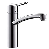 hansgrohe Focus S Einhebel-Küchenarmatur, Komfort-Höhe 155mm mit Schwenkauslauf, C