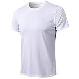 T-Shirt Herren Sommer Einfachheit Mode Einfarbig Herren Kurzarm Modern Basic Regular Fit Rundhals Herren Freizeithemden Täglich Casual Atmungsaktives S