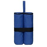 DFEO Sonnenschirm Schirmständer Gewicht, Patio Umbrella Base Weight Bag Zeltbodengewicht Tasche Sandsack, Witterungsbeständig, für Sonnenschirme/Pavillons/Markisen/Zelte, Fünf Farbenroyal B