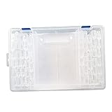 Sharplace Kunststoff-Diamant-Aufbewahrungsbox, Aufbewahrungsboxen für Diamant-Malerei-Perlen Diamant-Malerei-Aufbewahrungsbehälter mit Deckel für Schmuck DIY