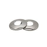 Poolleiter Schrauben Flanschrohr Kit Pool Leiterendstücke Poolleiter Ersatzkit,Leiter Gummipuffer,Poolanker, Poolrundes Rosettenschild zur Befestigung von Poolleiter (Farbe D:Pool-Rund-Beschlag)