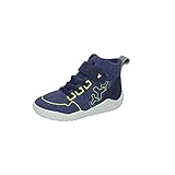 RICOSTA Jungen Halbschuhe FILO, Weite: Mittel (WMS),Barfuß-Schuh,barfußschuhe,Lauflernschuhe,Klettverschluss,Nautic (174),26 EU / 8.5 Child U