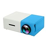 Taurusb Projektor, Ultra Mini beweglicher Projektor, beweglicher Pico Vollfarb-LED-LCD-Videoprojektor 400-600 Lumen 320x240 Pixel Best Video Beamer für Kinder,B