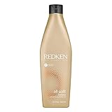 Redken All Soft Shampoo für trockenes Haar, Feuchtigkeitsshampoo mit Argan-Öl & Omega 6, für mehr Glanz & Geschmeidigkeit, Anti-Haarbruch & Anti-Frizz Pflege, 300