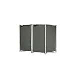 Hide Mülltonnenbox, Mülltonnenverkleidung, Gerätebox grau // 121x63x115 cm (BxTxH) // Aufbewahrungsbox für 2 Mülltonnen 140