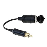 12V/24V DIN Norm Steckdosen Adapter mit Zigarettenanzünderbuchse DIN ISO 4165